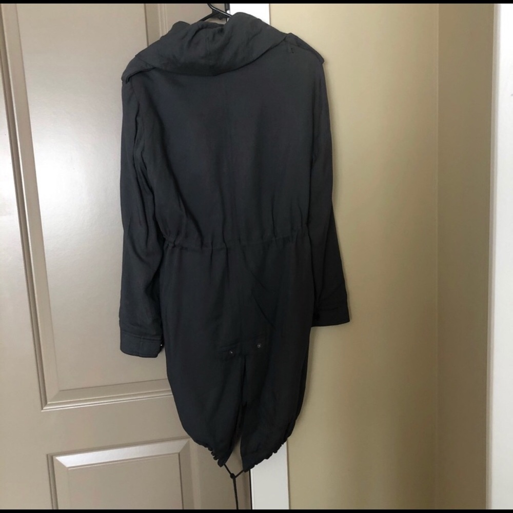 ASOS Grey Shell Jacket Size 4 - Picture 4 of 5